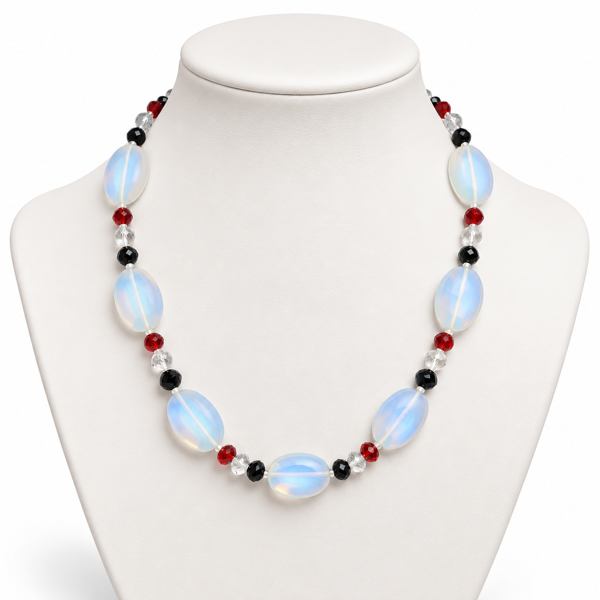 Moonstone Crystal Ketting 6 mm – Luna Glow