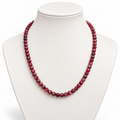 Ruby Emerald Quartz Ketting 6 mm – Ruby Glow