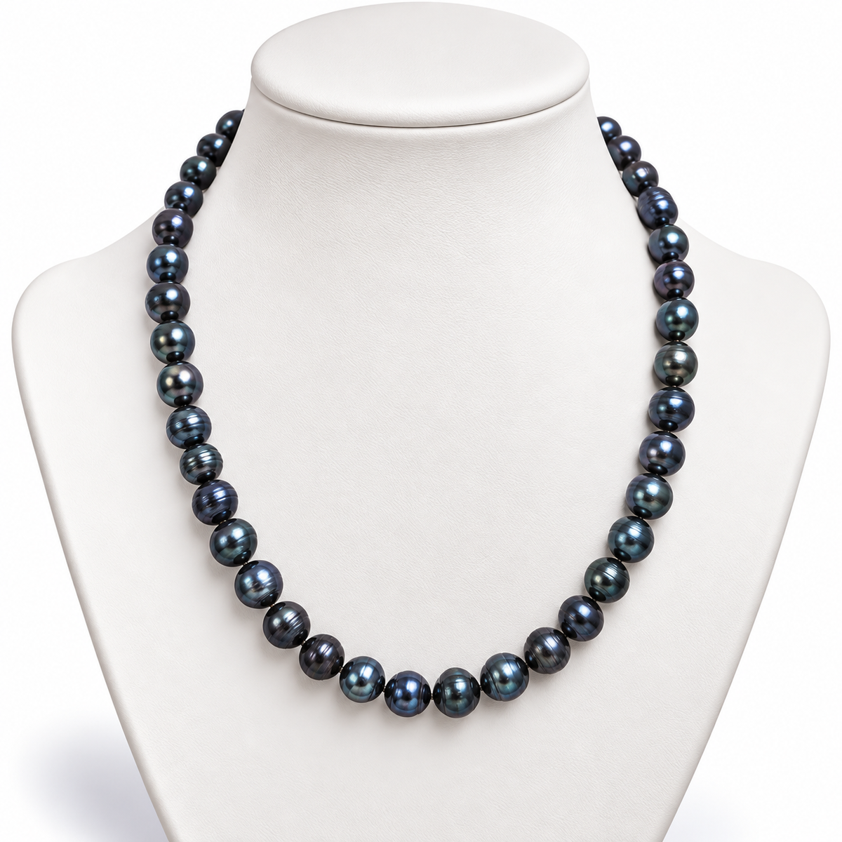 Zwarte Parelketting – Midnight Pearl - 10 mm