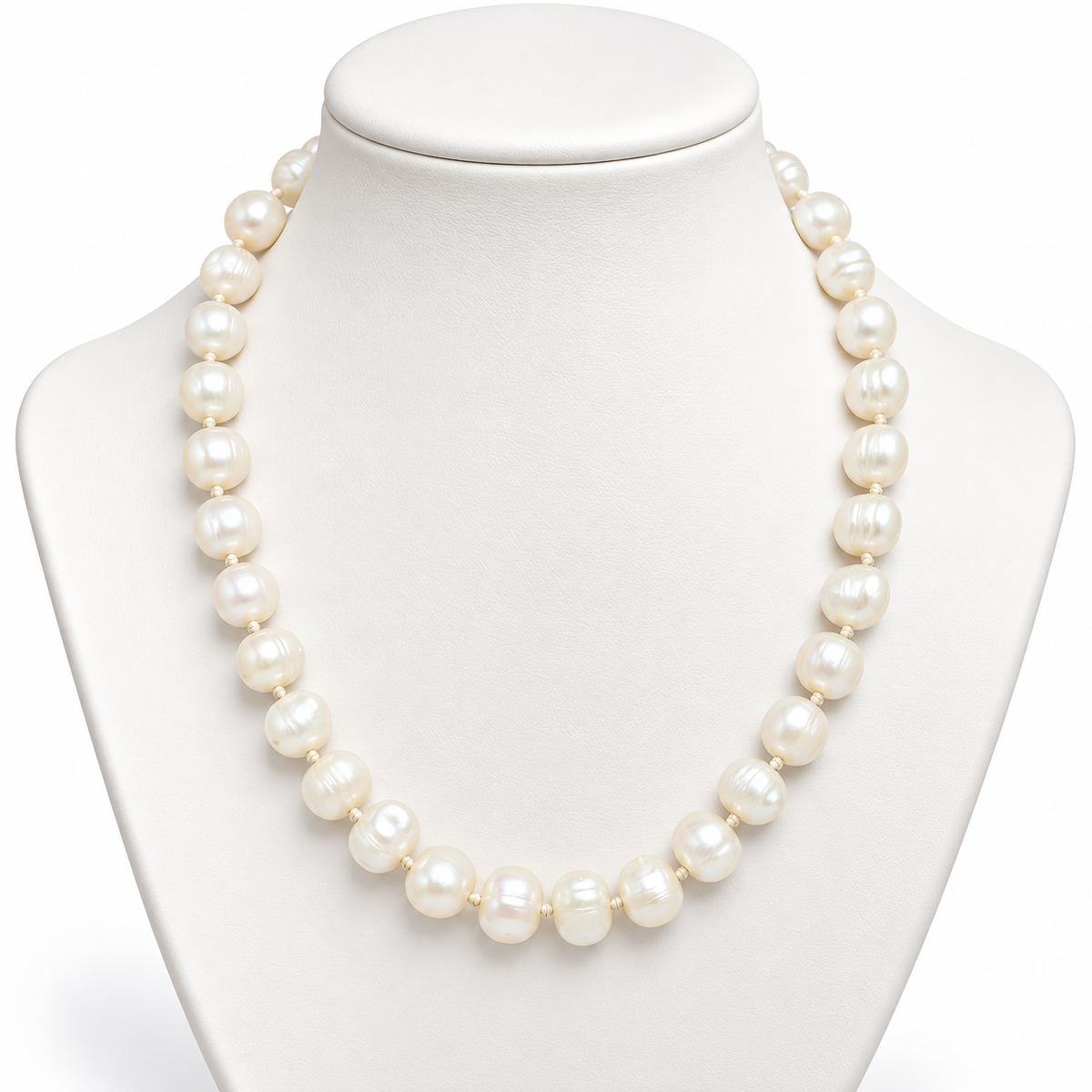 Witte Parelketting 12 mm – Pearl Essence