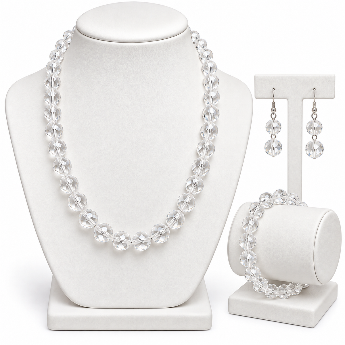 White Crystal Full Set – 10 mm